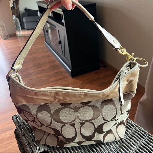 Coach Brown and Tan Women's Bag - Picture 3 of 12